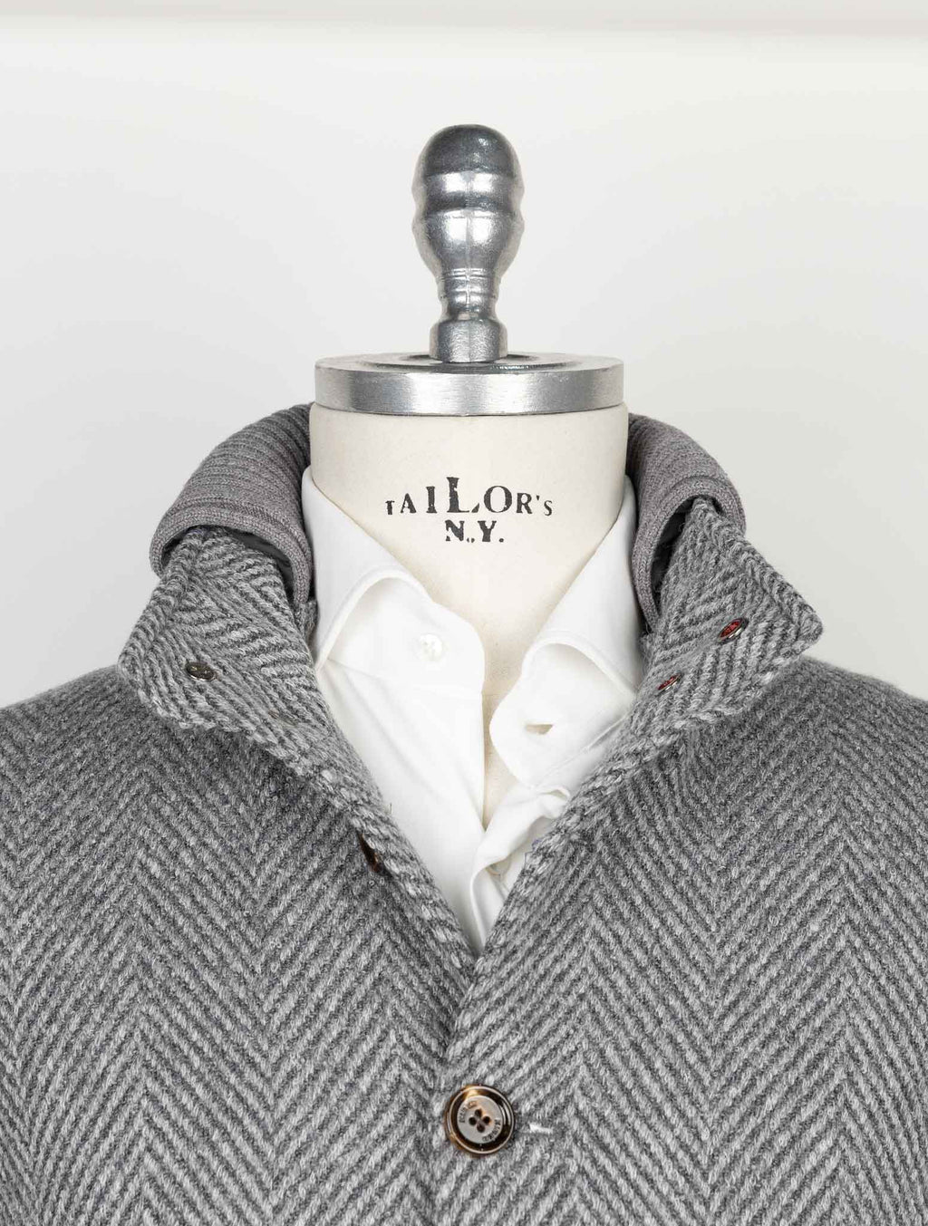 Kired Gray Alpaca Wool Pa Coat 4