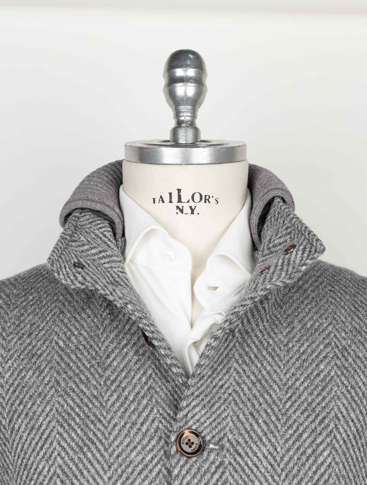 Kired Gray Alpaca Wool Pa Coat 4