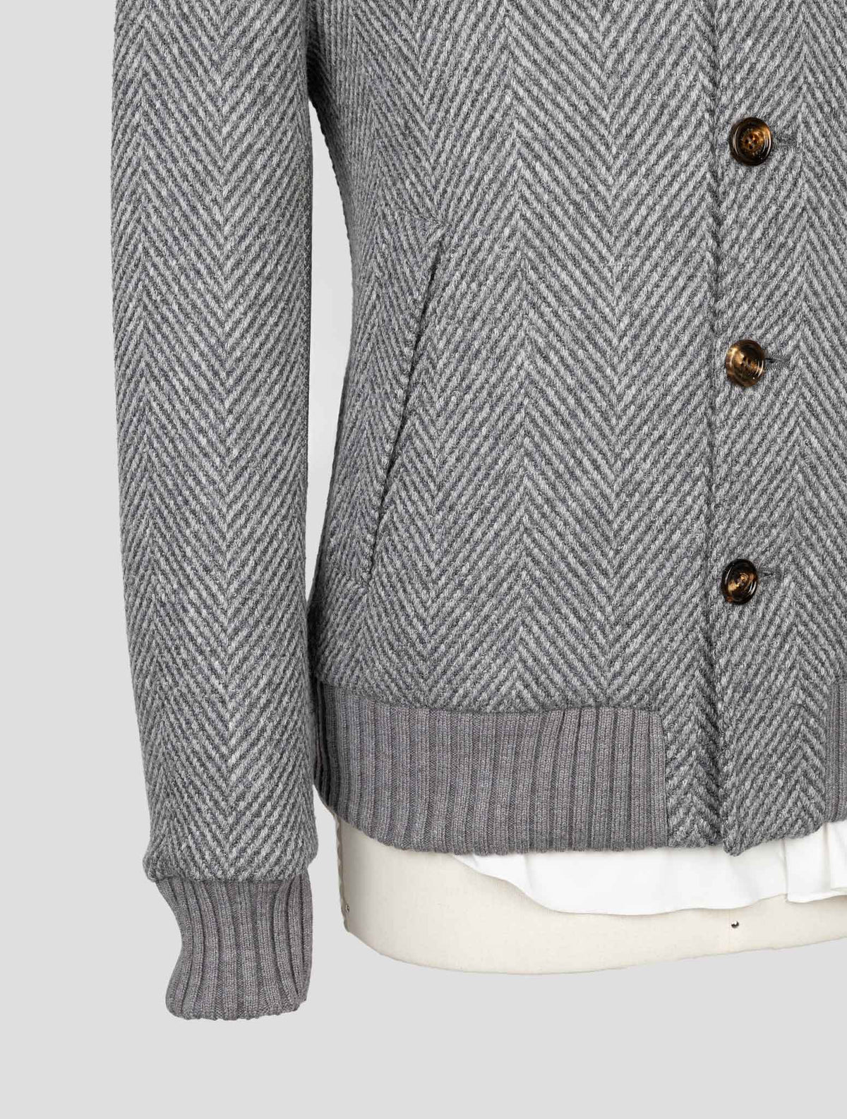 Kired Gray Alpaca Wool Pa Coat 5
