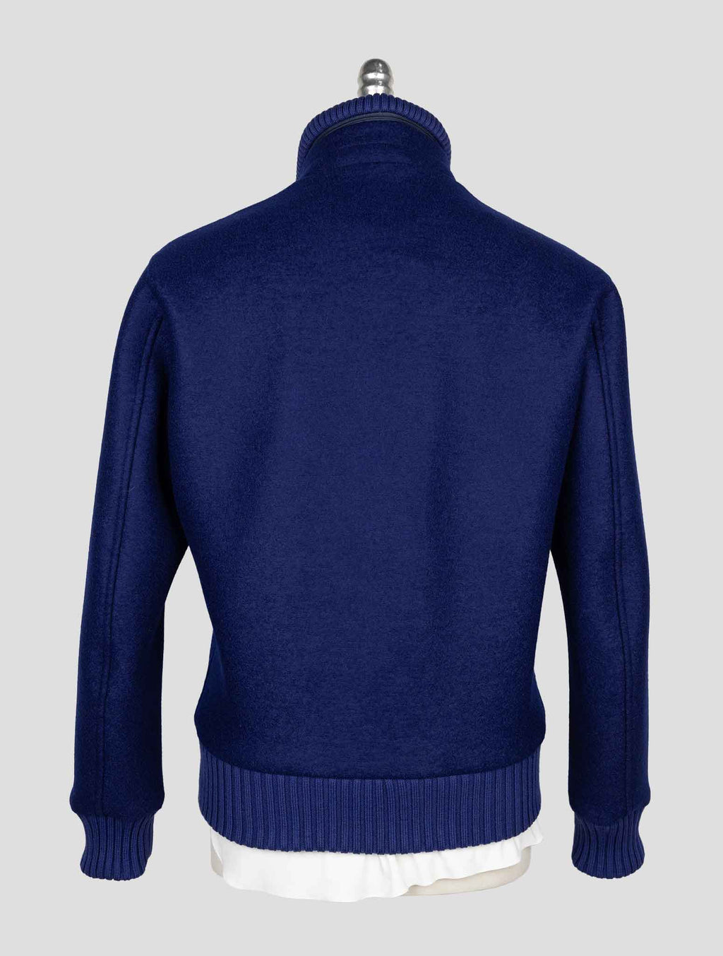Kired Blue Virgin Wool Coat 3