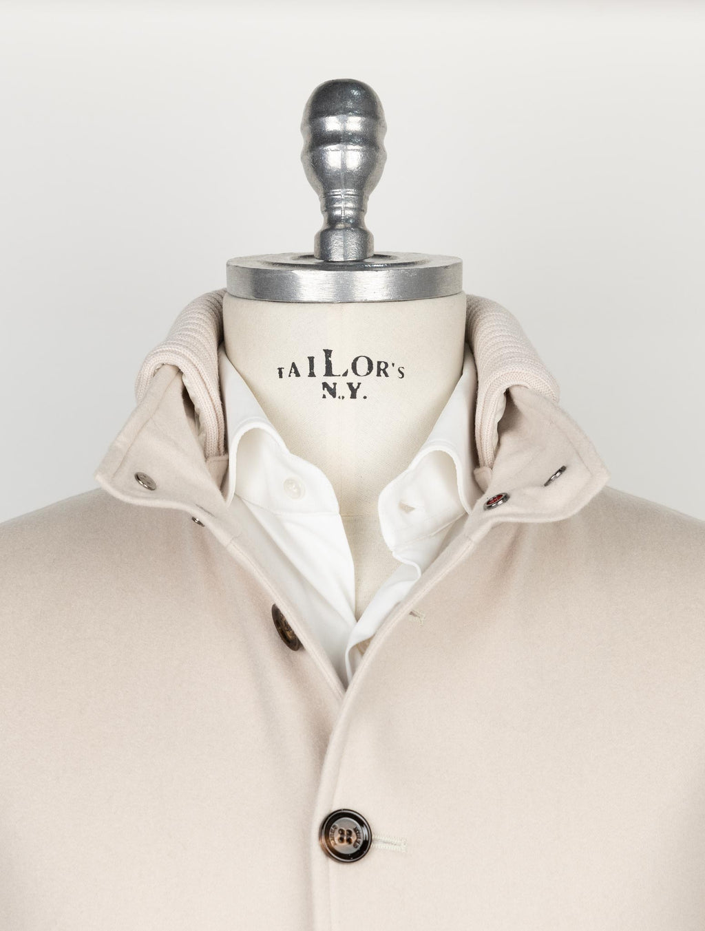 Kired Beige Cashmere Coat 4