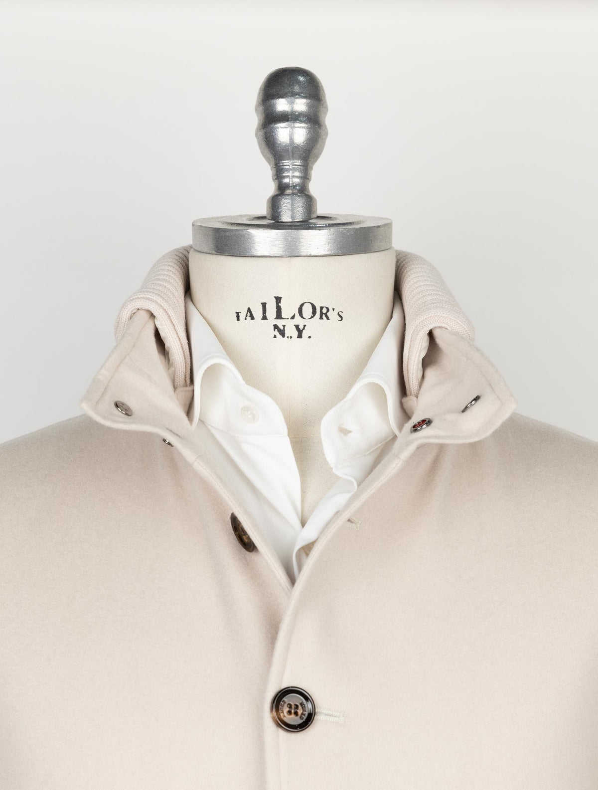 Kired Beige Cashmere Coat 4