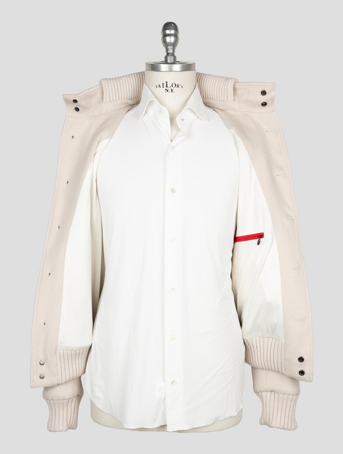 Kired Beige Cashmere Coat 7