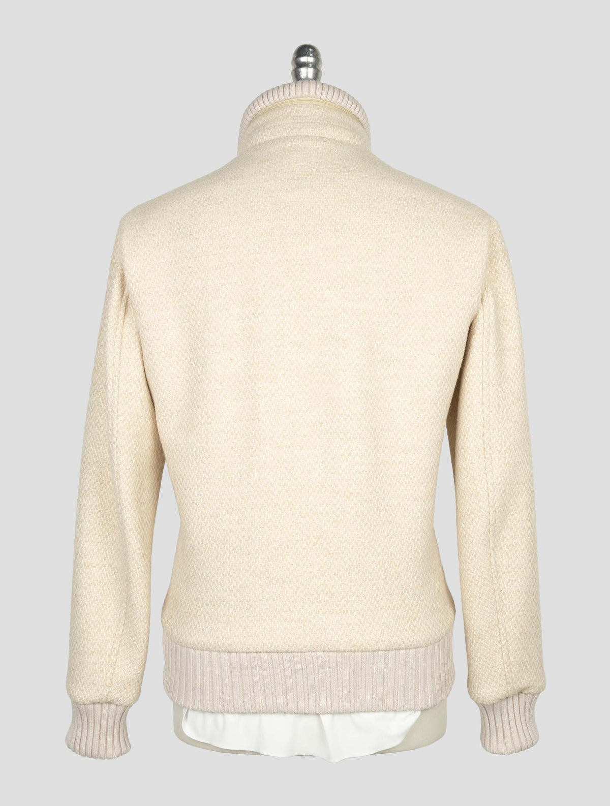 Kired Beige Wool Alpaca Pa Coat 3