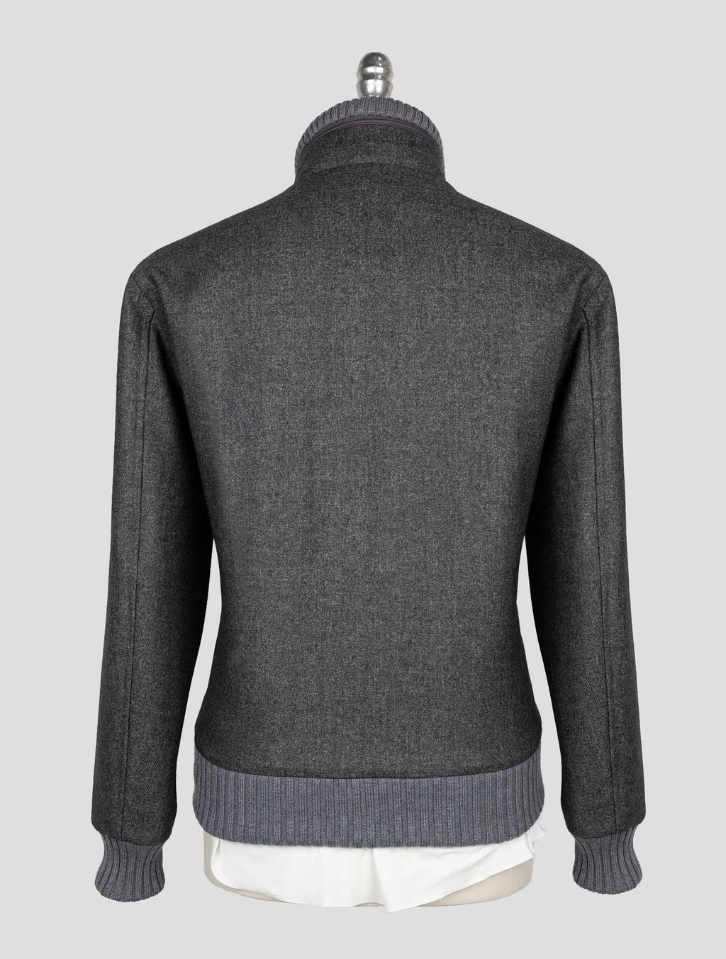 Kired Gray Wool Pl Coat 3