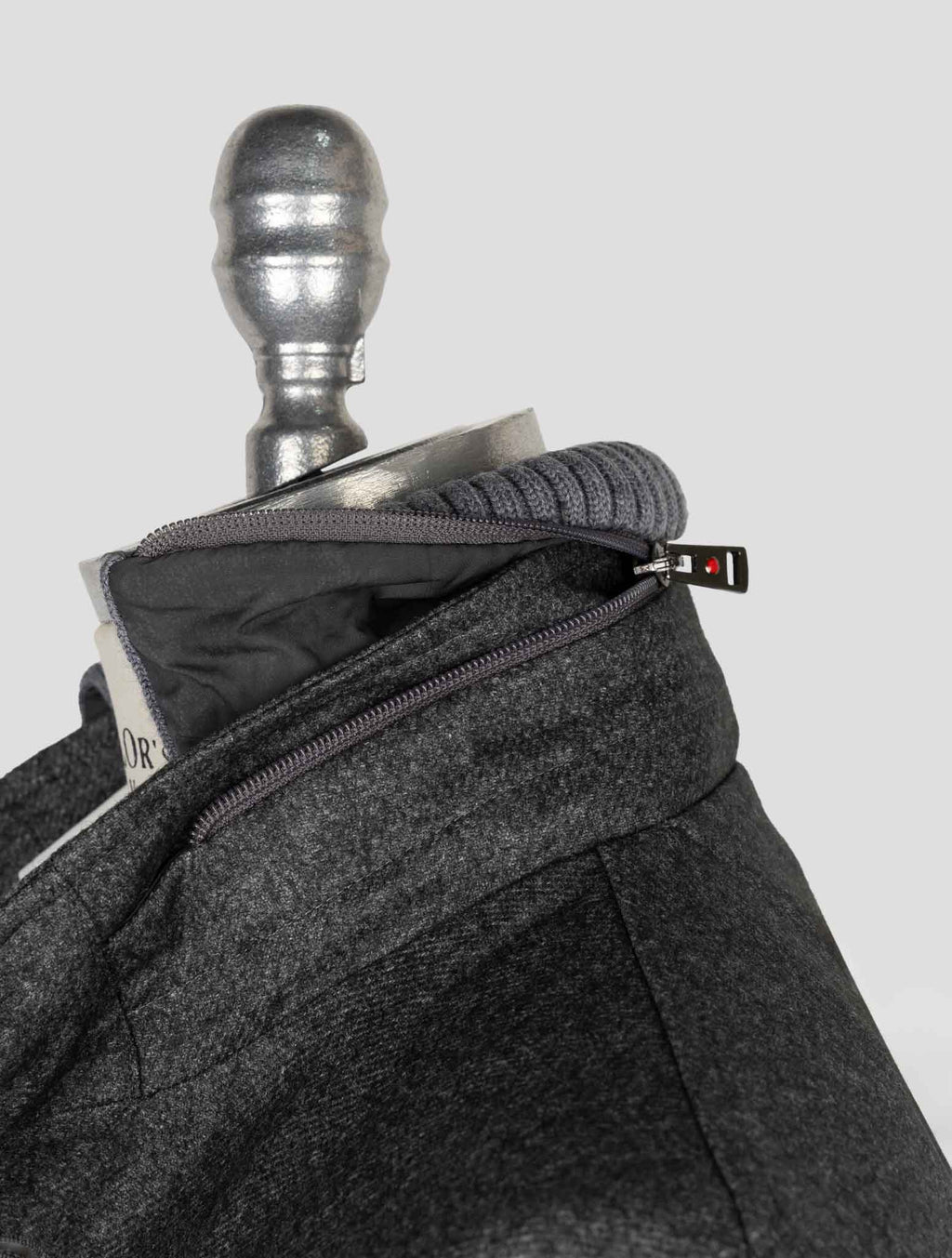 Kired Gray Wool Pl Coat 6