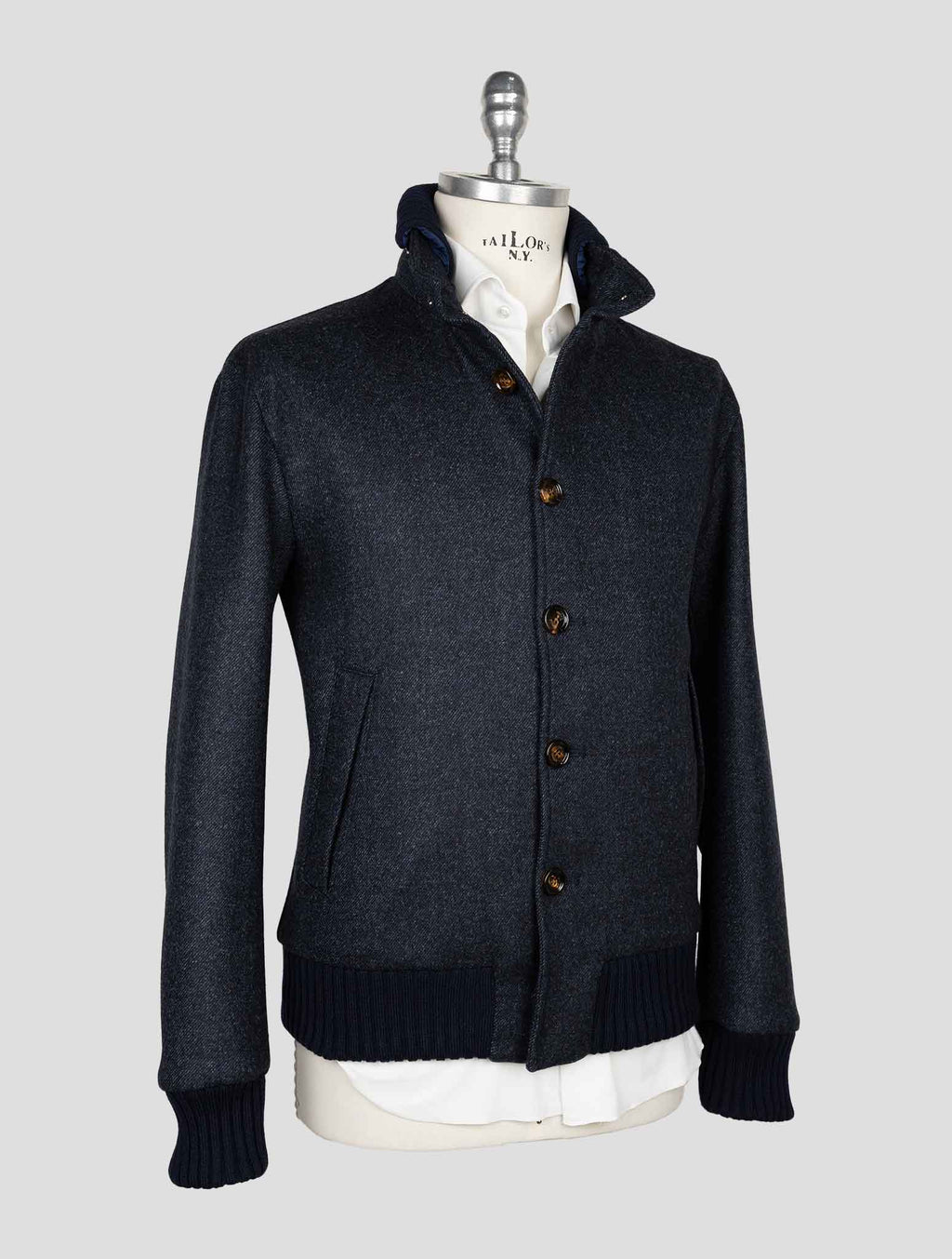 Kired Dark Gray Virgin Wool Coat 2