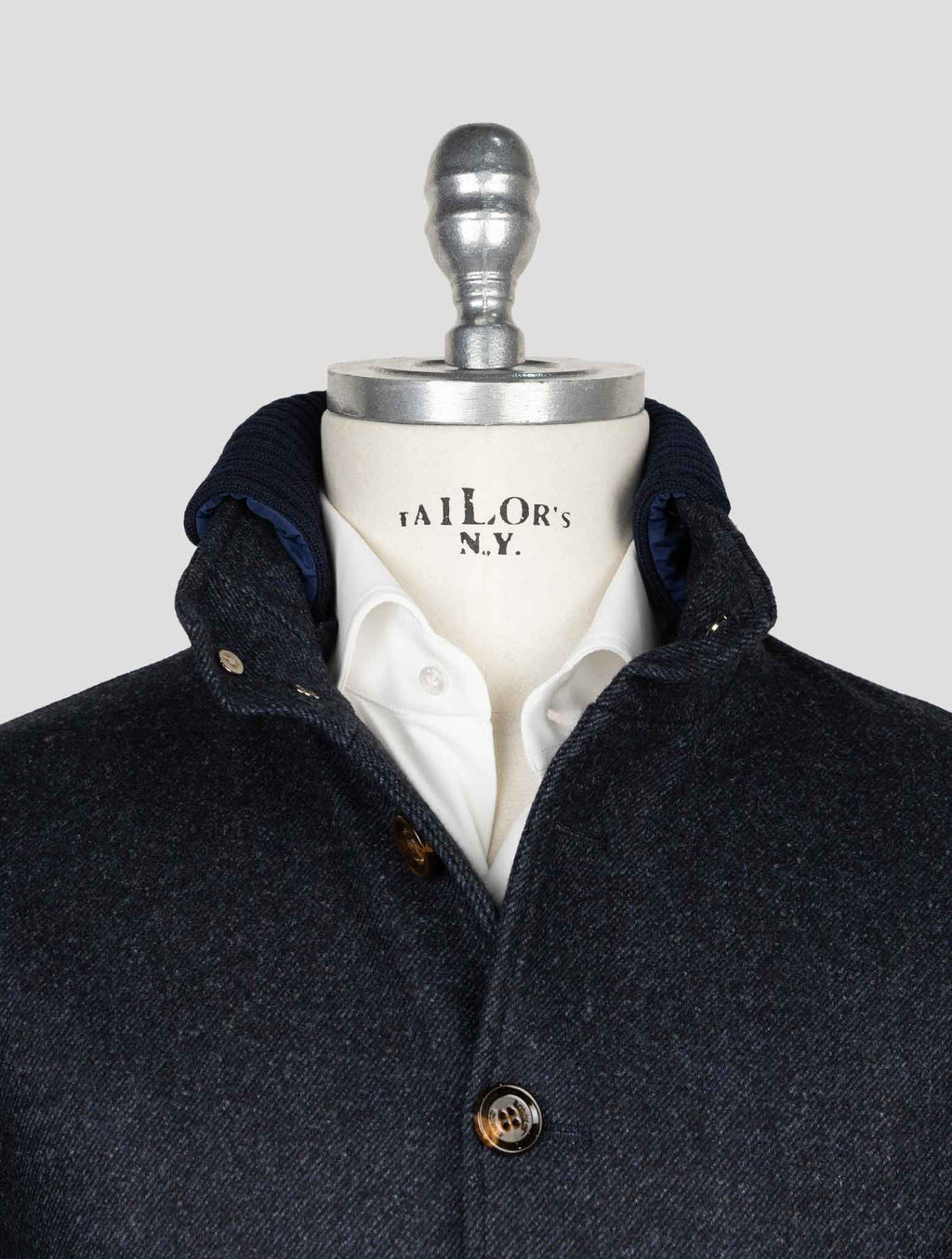 Kired Dark Gray Virgin Wool Coat 4