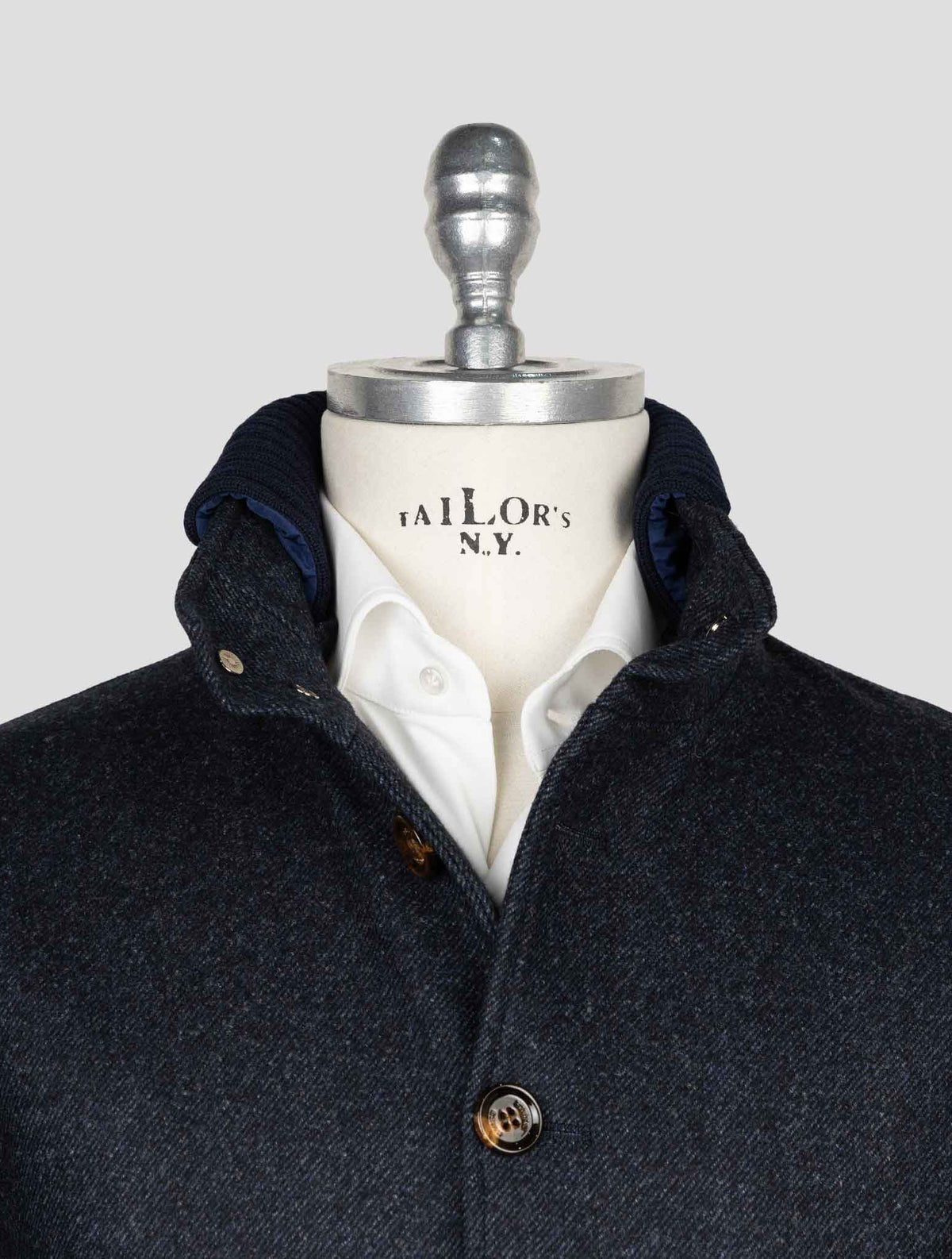 Kired Dark Gray Virgin Wool Coat 4
