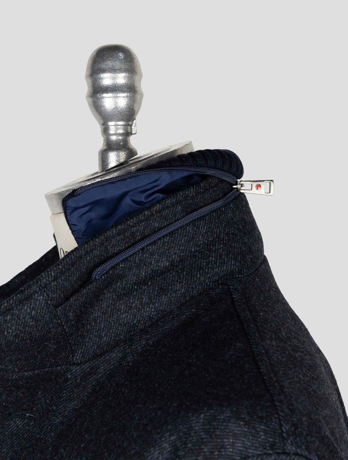Kired Dark Gray Virgin Wool Coat 6