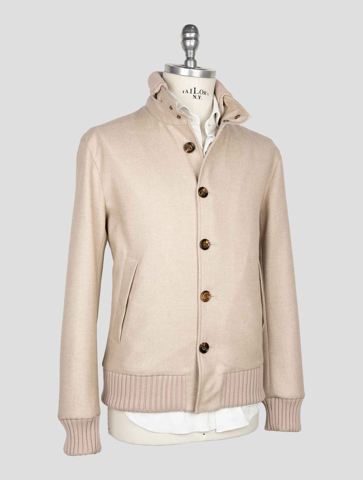 Kired Beige Wool Pl Coat 2