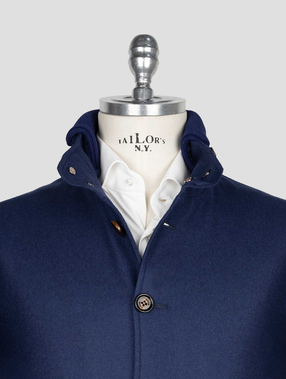 Kired Blue  Cashmere Pa Ea Coat 4