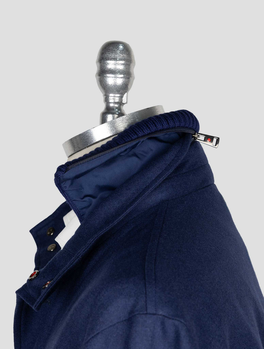 Kired Blue  Cashmere Pa Ea Coat 6