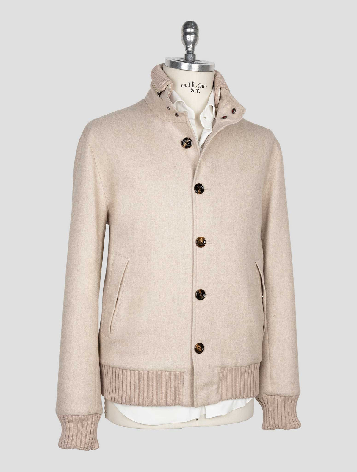 Kired Beige  Wool Pa Pl Coat 2