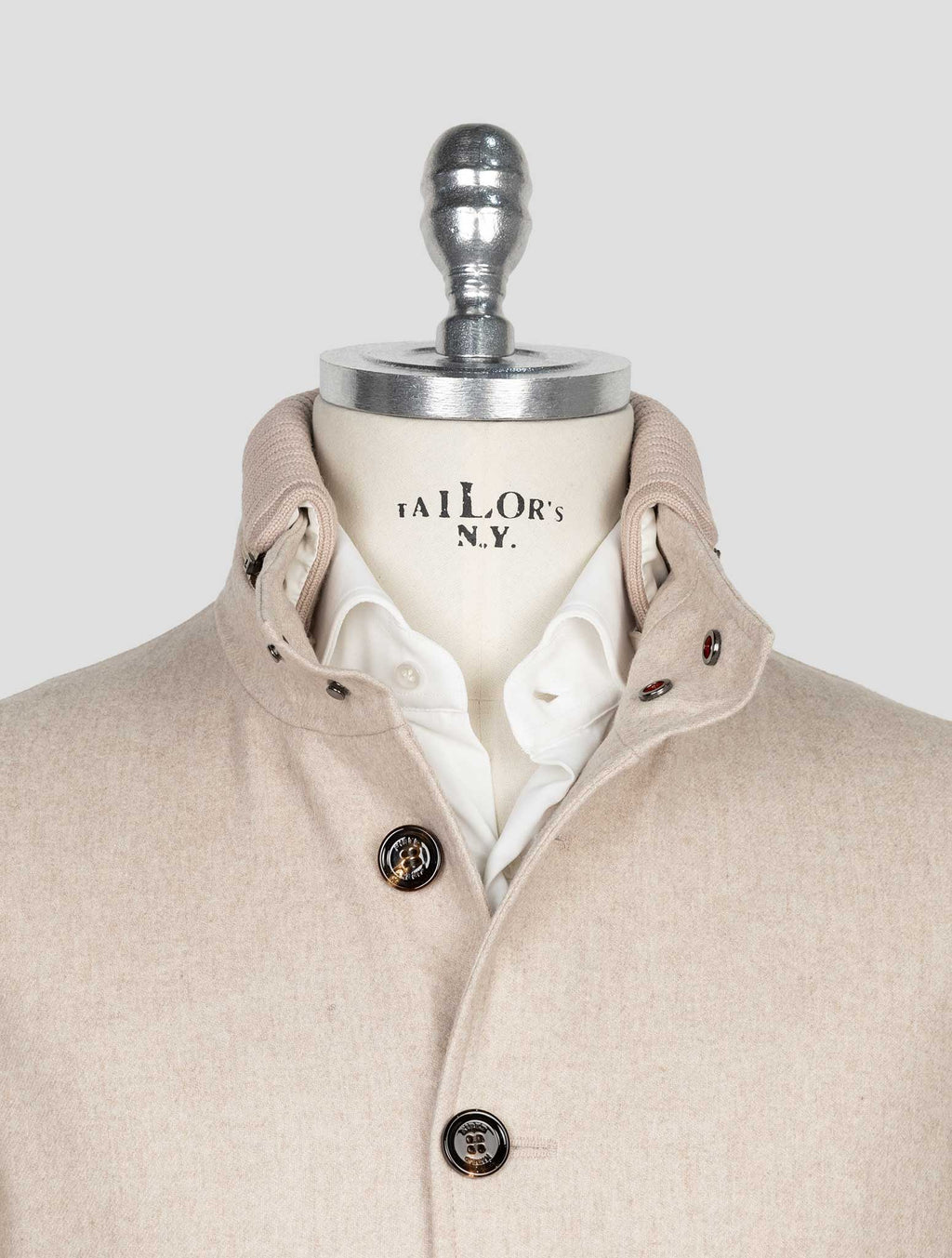 Kired Beige  Wool Pa Pl Coat 4
