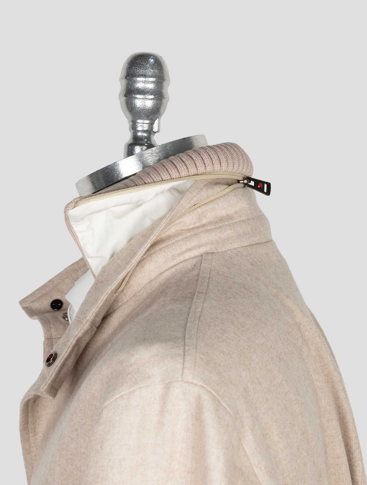 Kired Beige  Wool Pa Pl Coat 6