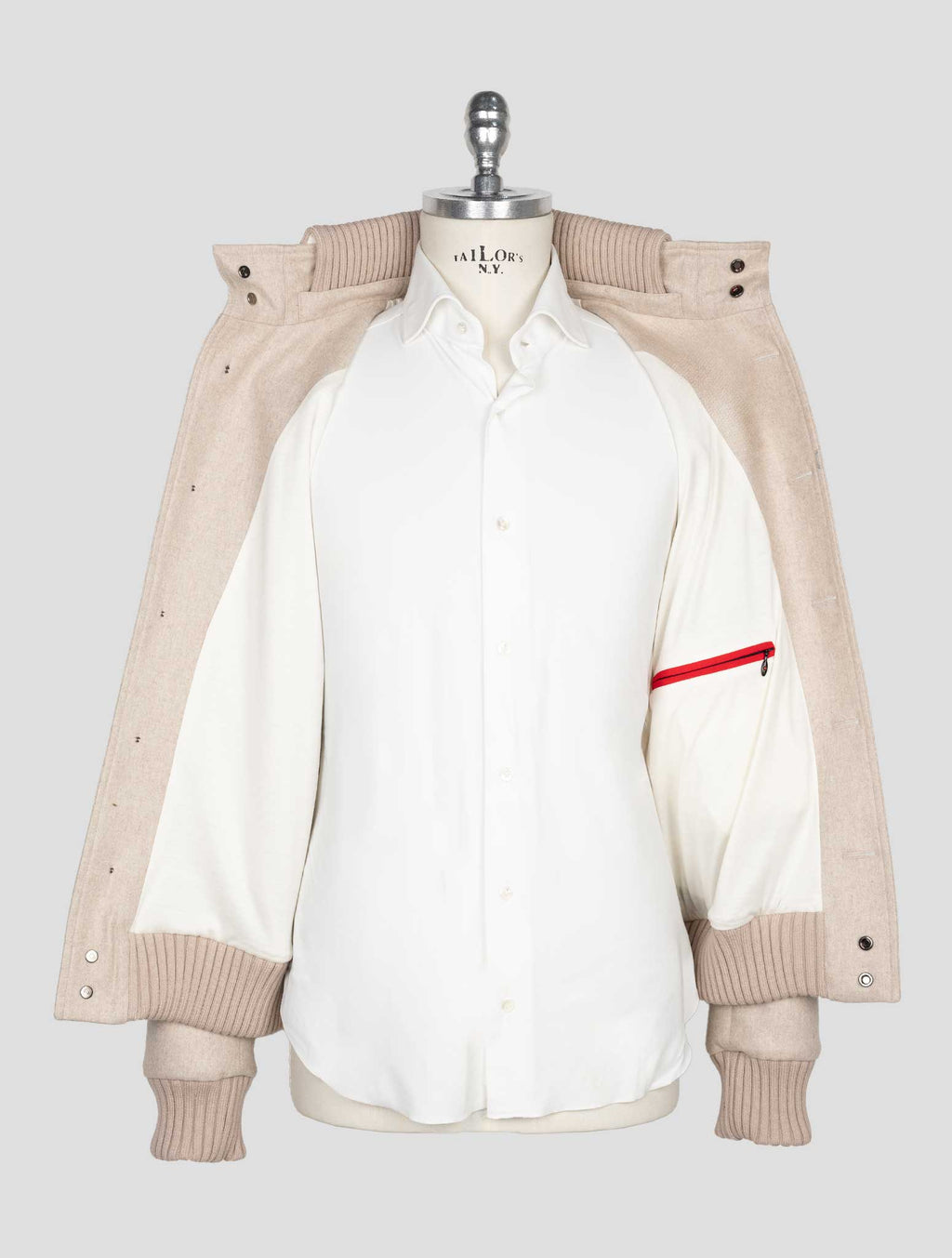 Kired Beige  Wool Pa Pl Coat 7
