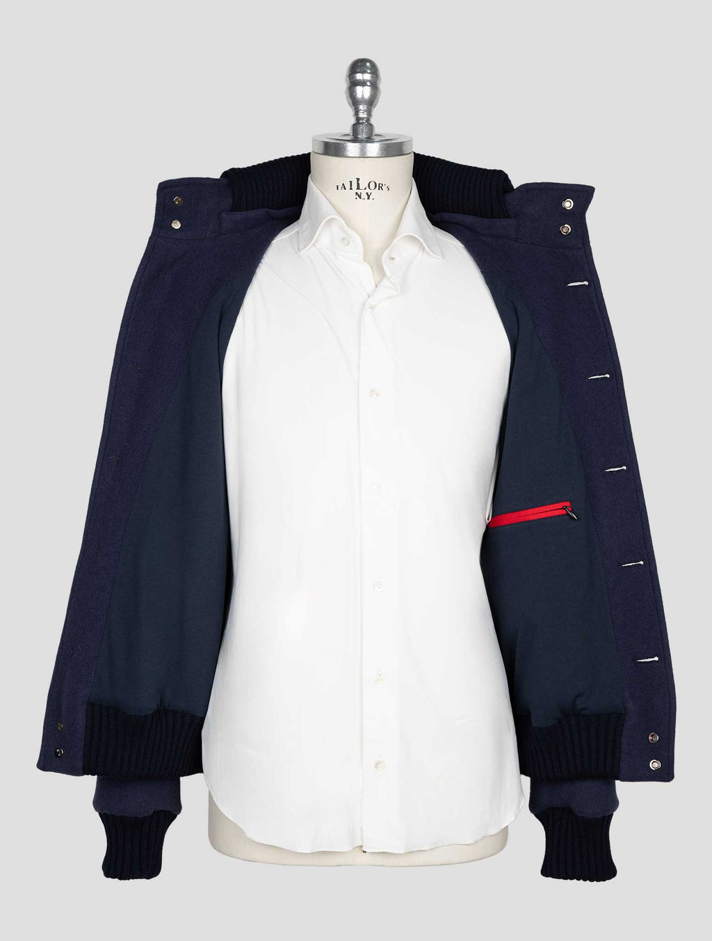Kired Blue Cashmere Pa Ea Coat 7