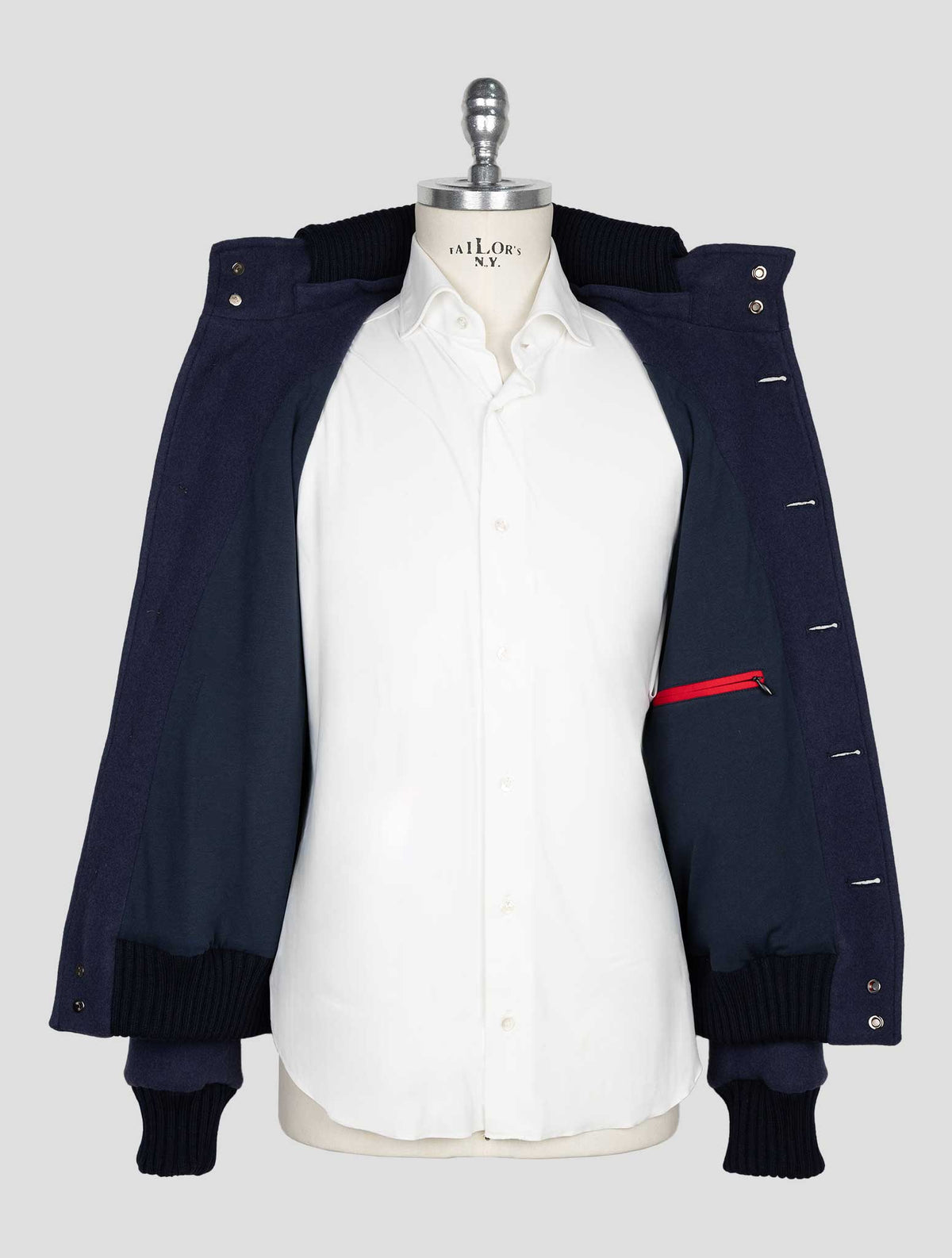 Kired Blue Cashmere Pa Ea Coat 7