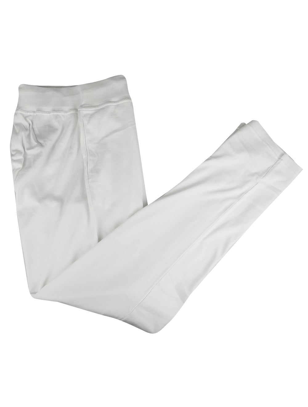 Kiton White Cotton Jogging Pants 1