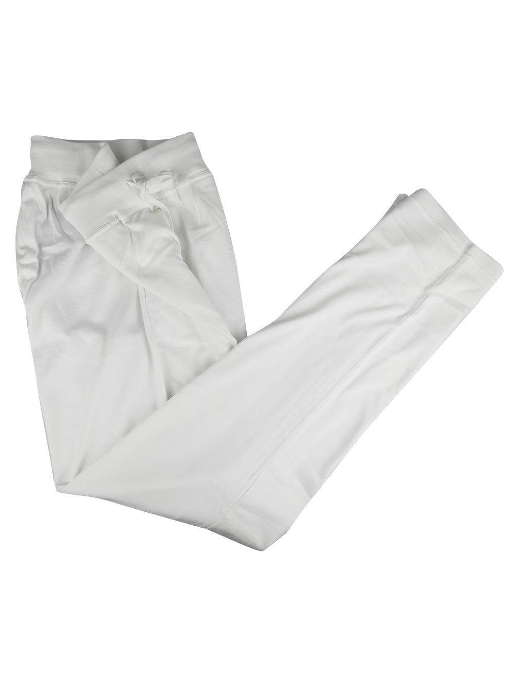 Kiton White Cotton Jogging Pants 2