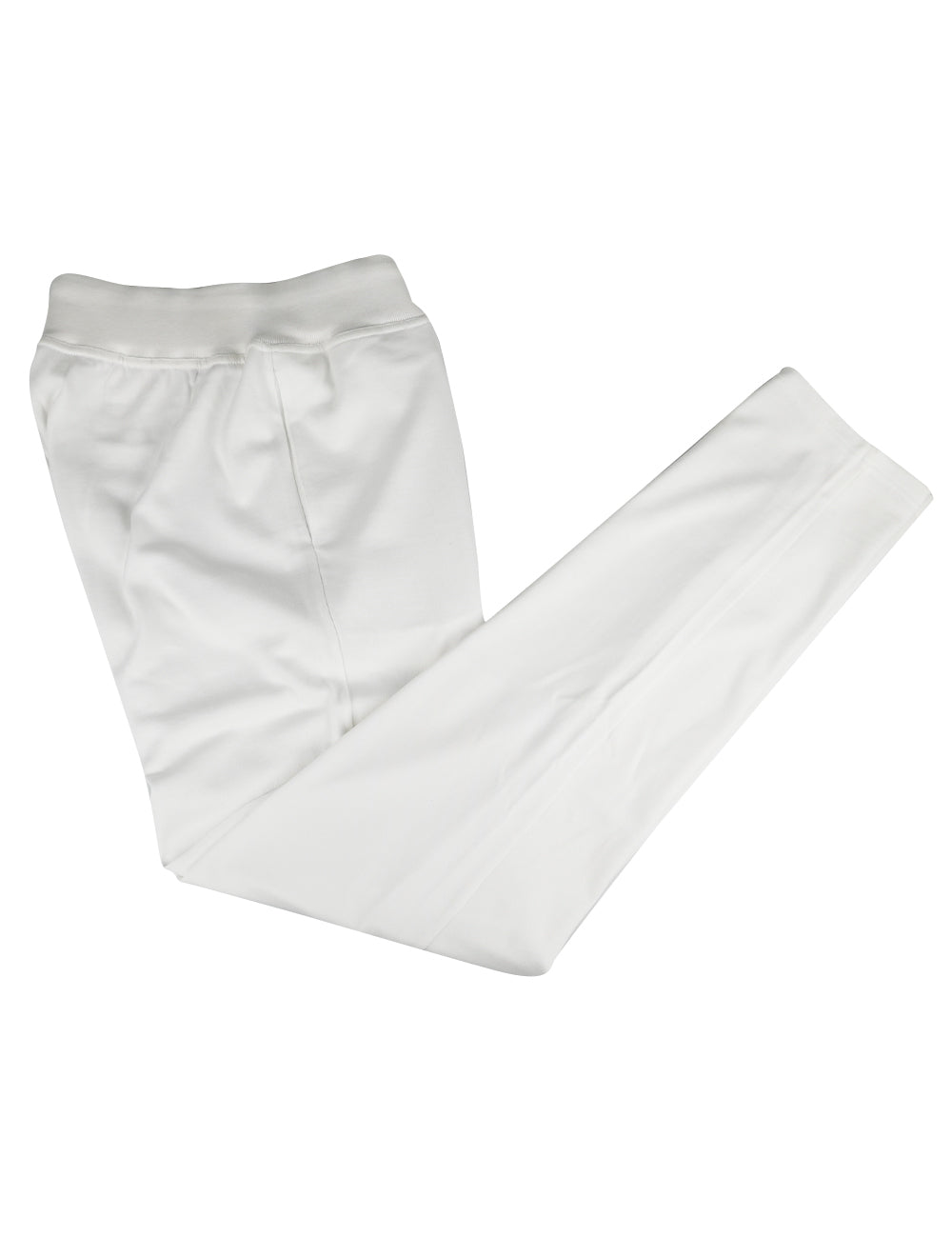 Kiton White Cotton Jogging Pants 1