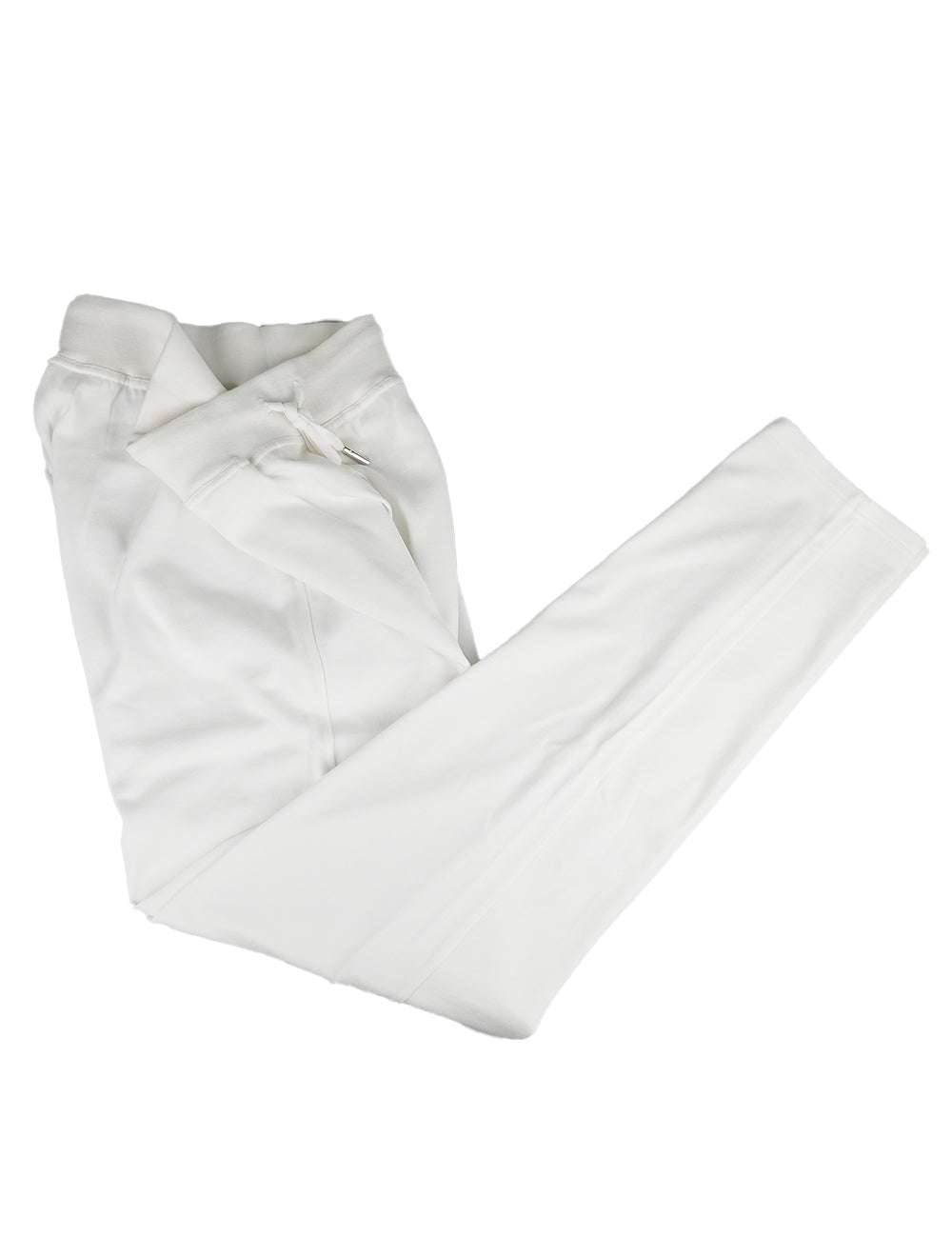 Kiton White Cotton Jogging Pants 2