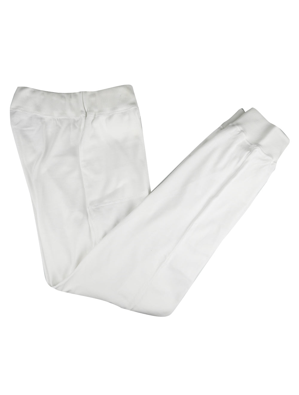 Kiton White Cotton Jogging Pants 1
