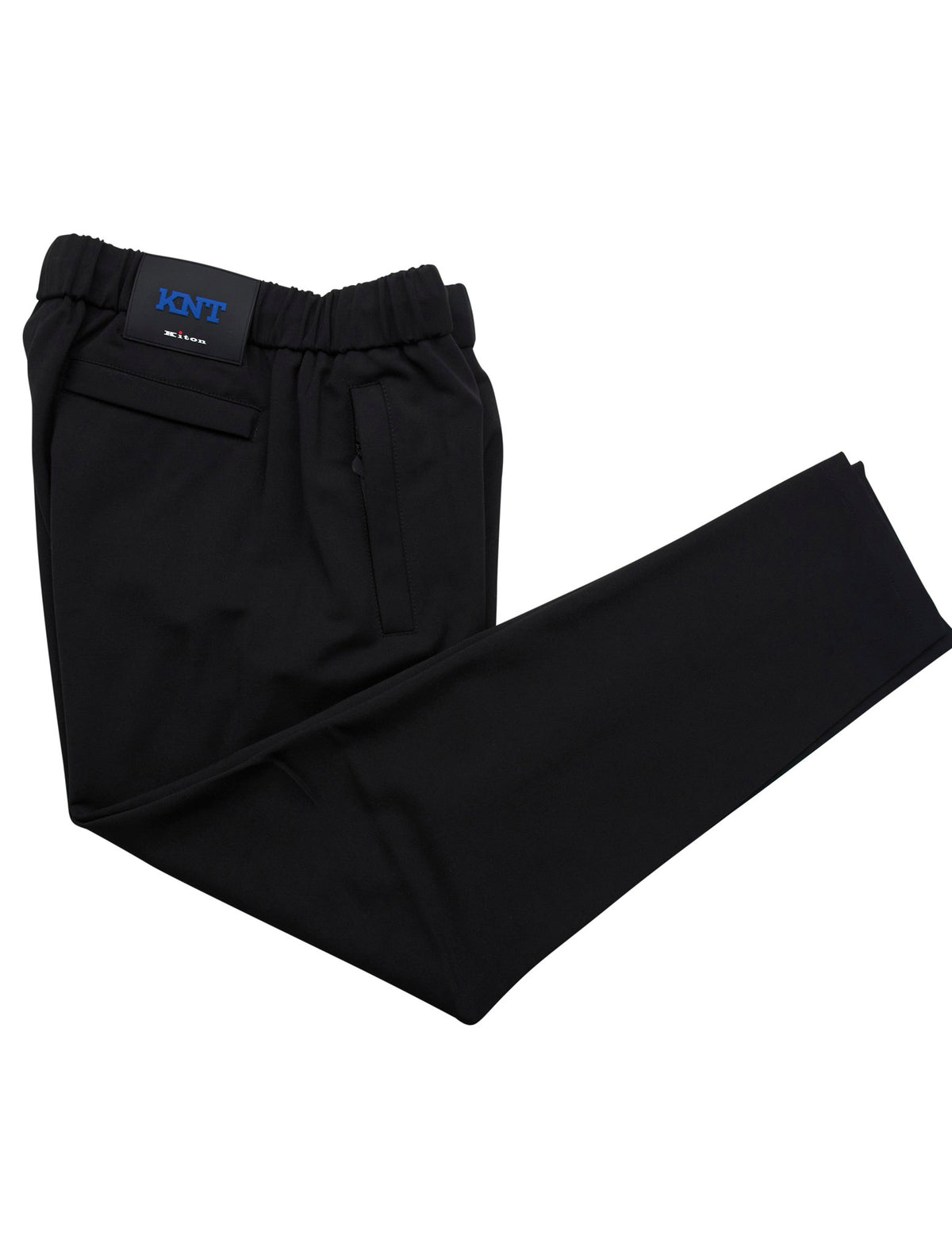 Kiton KNT Black Wool Pa Ea Pants 1