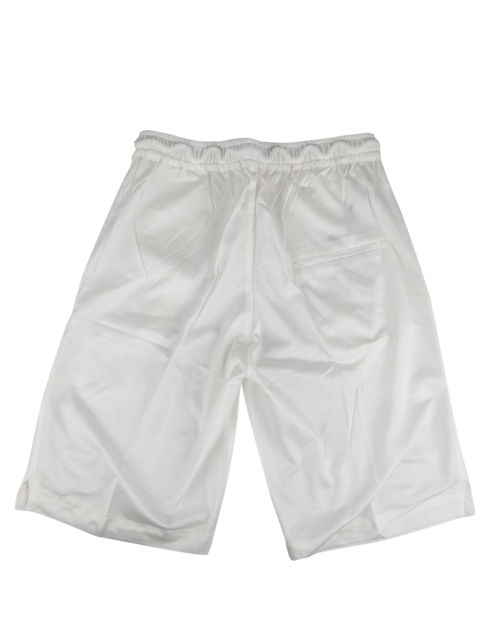 Kiton White Cotton Short Pants 3