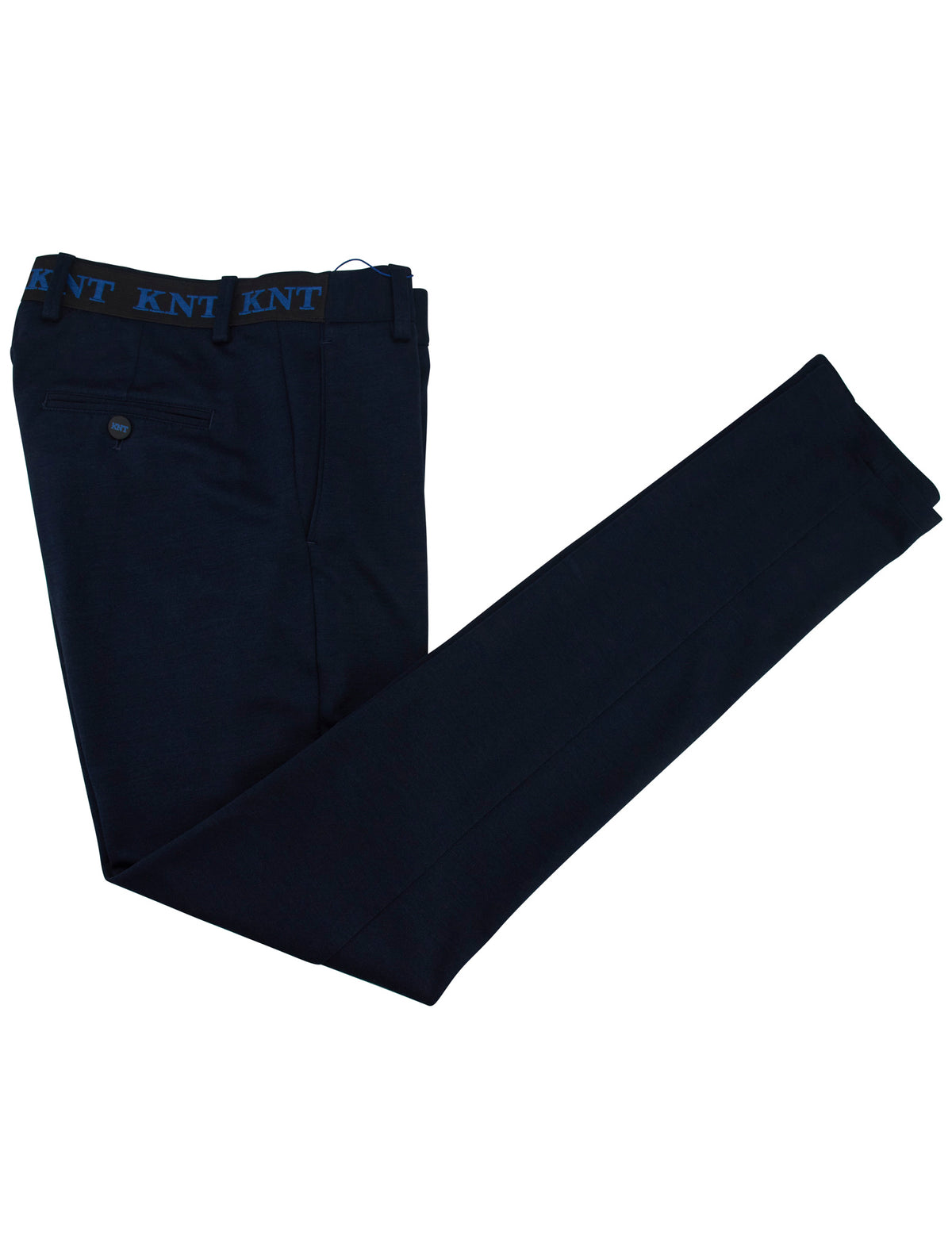 Kiton KNT Blue Navy Wool Pl Pants 1