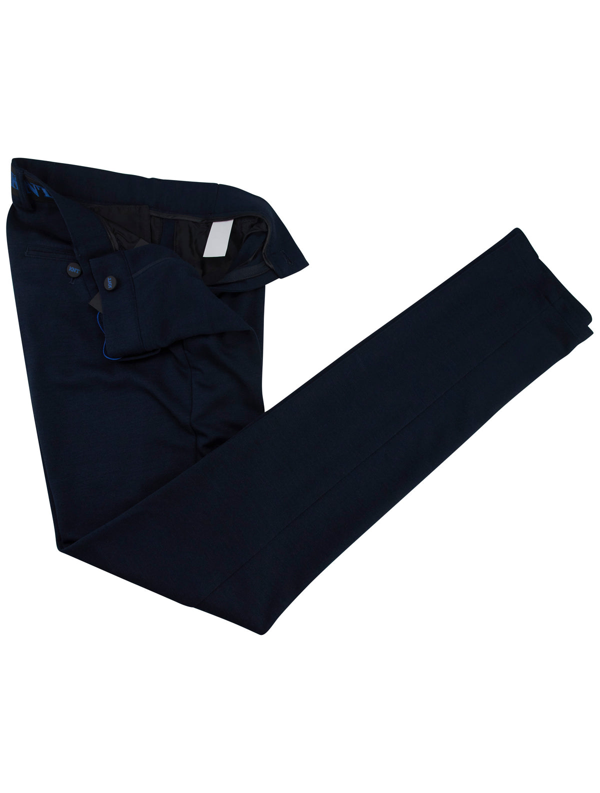 Kiton KNT Blue Navy Wool Pl Pants 2