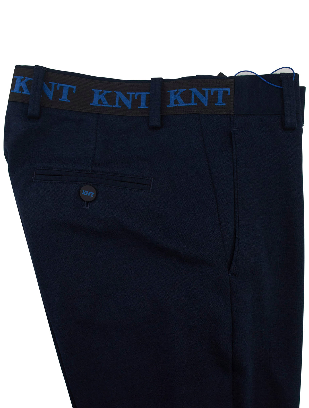 Kiton KNT Blue Navy Wool Pl Pants 3