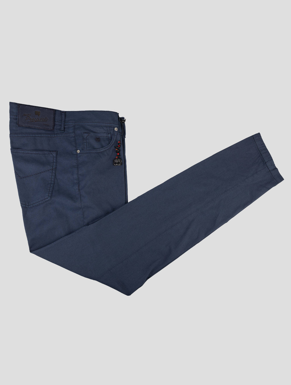 Marco Pescarolo Dark Blue Cotton Silk Ea Pants 1