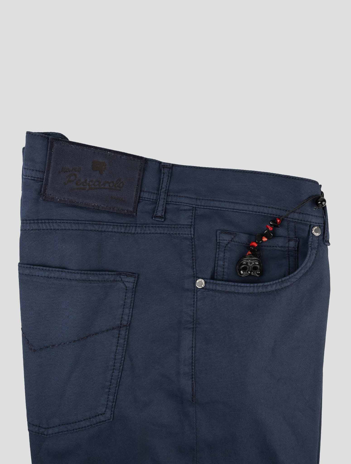 Marco Pescarolo Dark Blue Cotton Silk Ea Pants 3