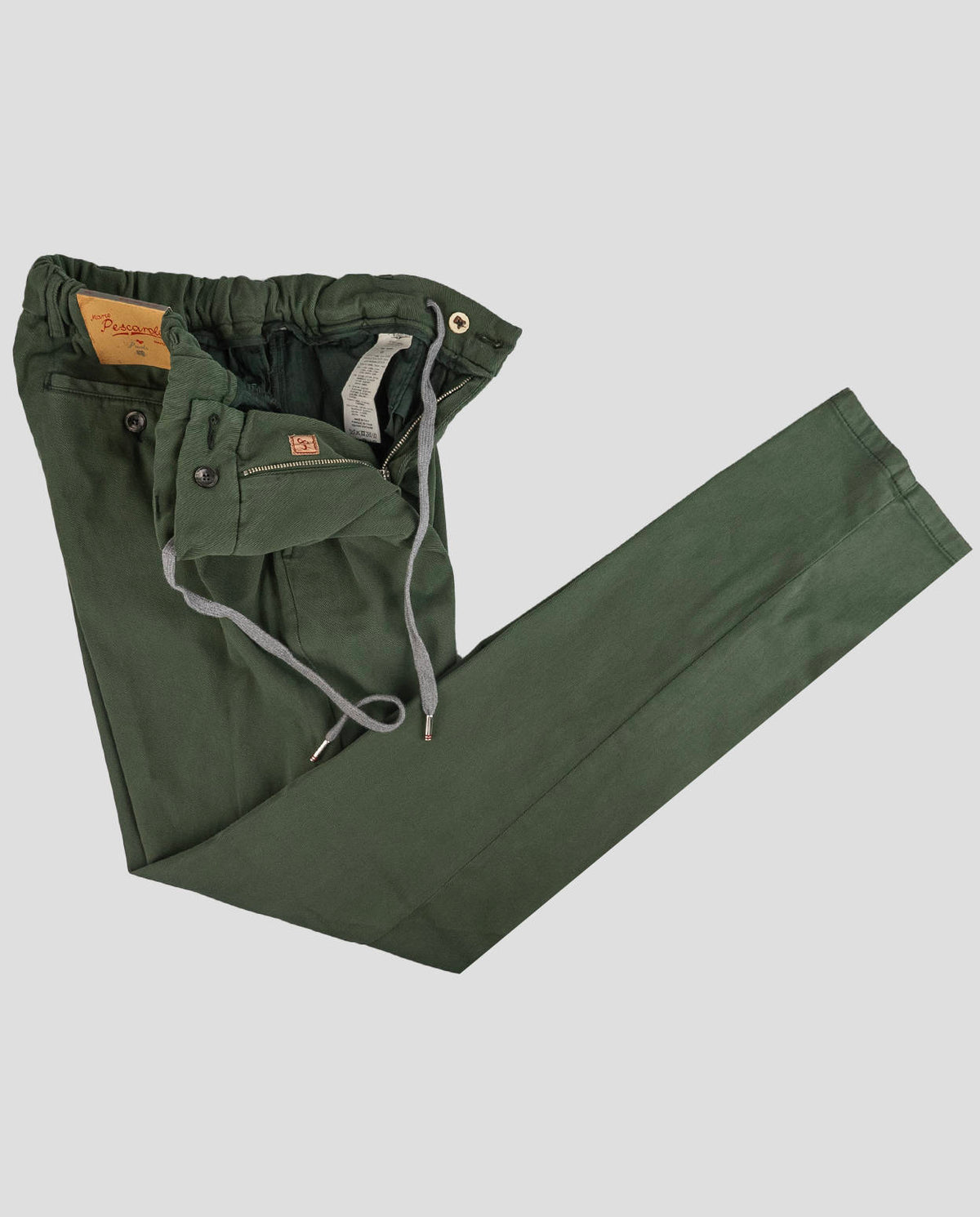 Marco Pescarolo Green Lycra Cotton Ea Pants PJY6 2
