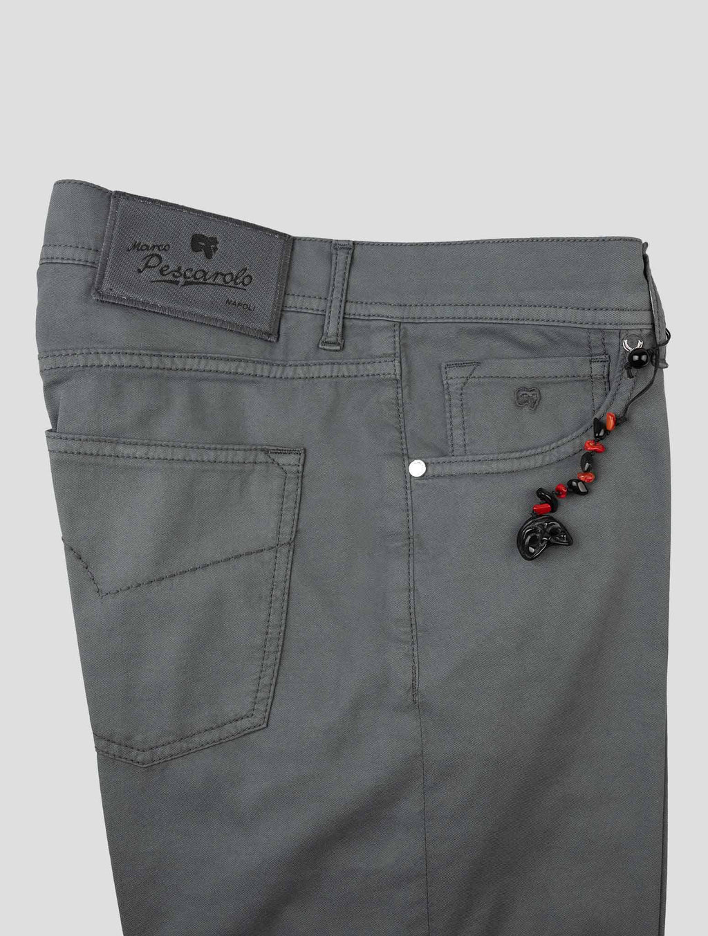 Marco Pescarolo Gray Cotton Silk Ea Jeans 3