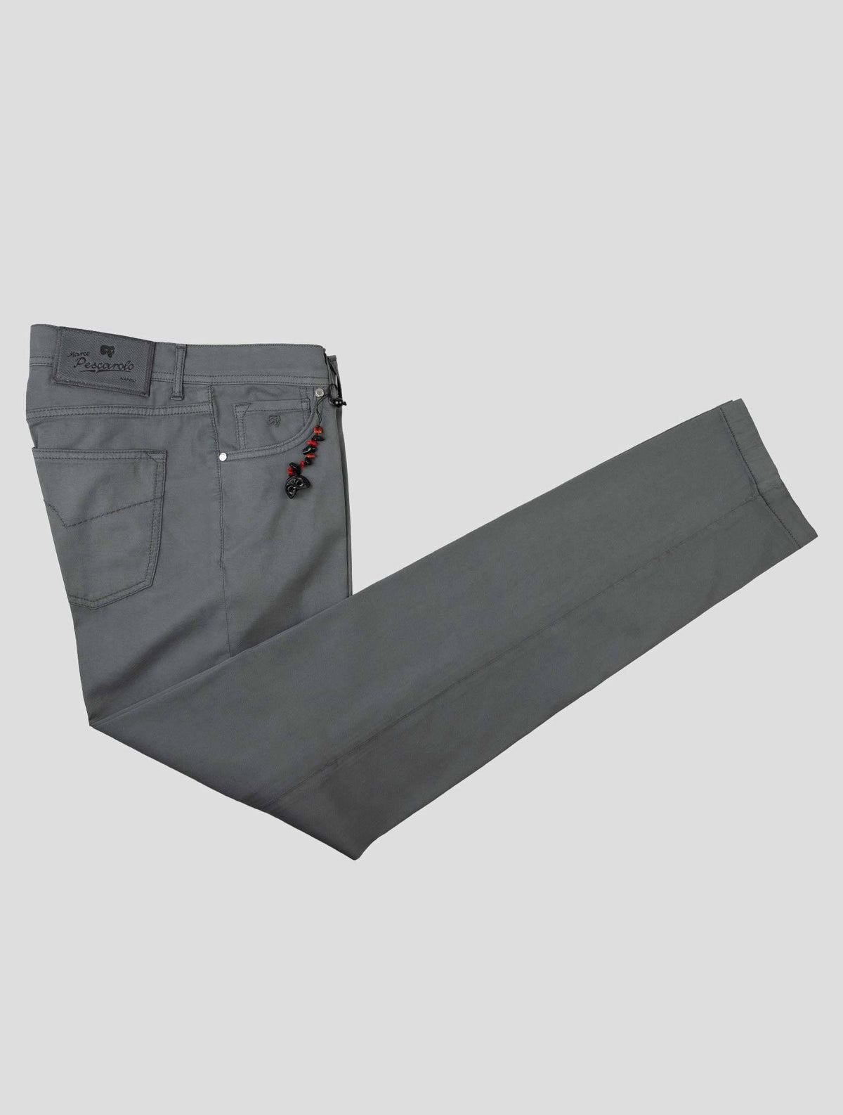 Marco Pescarolo Gray Cotton Silk Ea Jeans 4