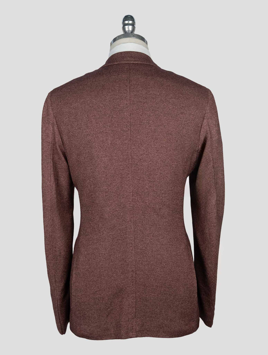 Isaia Burgundy Silk Cashmere Blazer 3