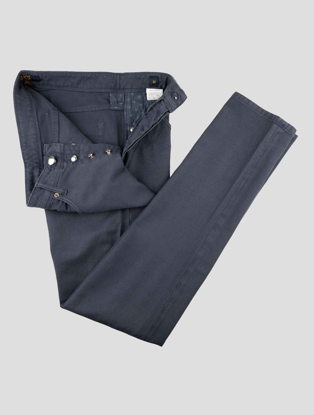Incotex Blue Cotton Linen Ea Jeans 2