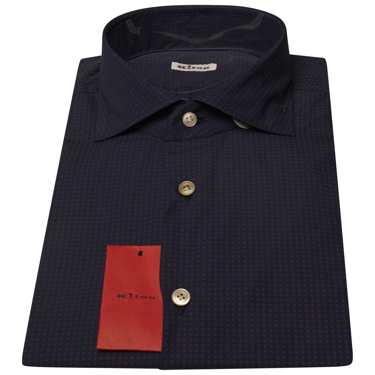 Kiton Multicolor Cotton Shirt 1
