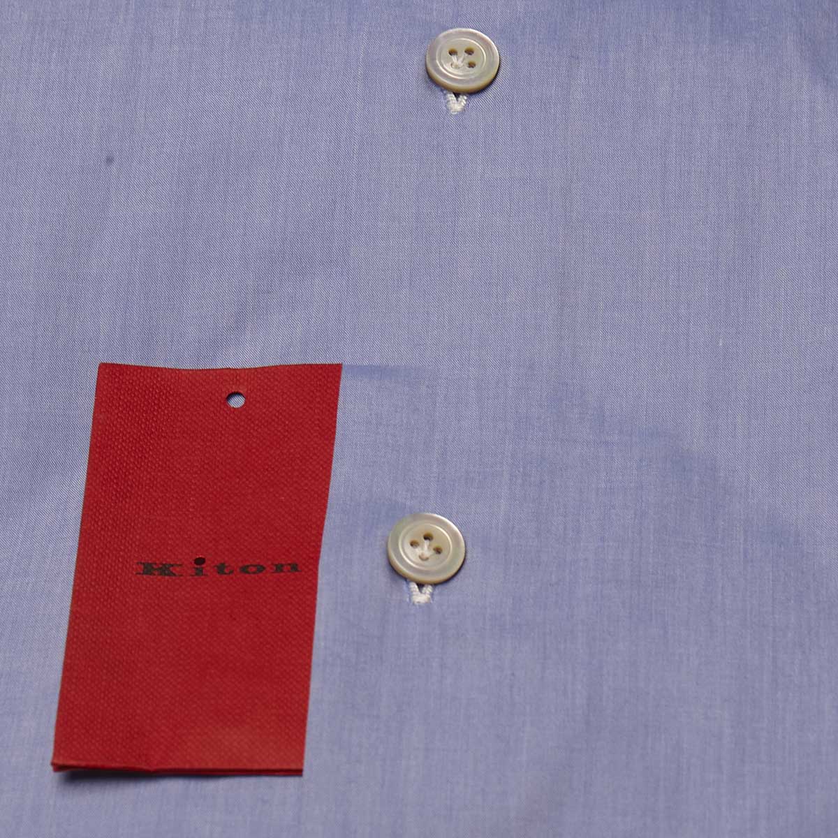 Kiton Light Blue Cotton Shirt 3