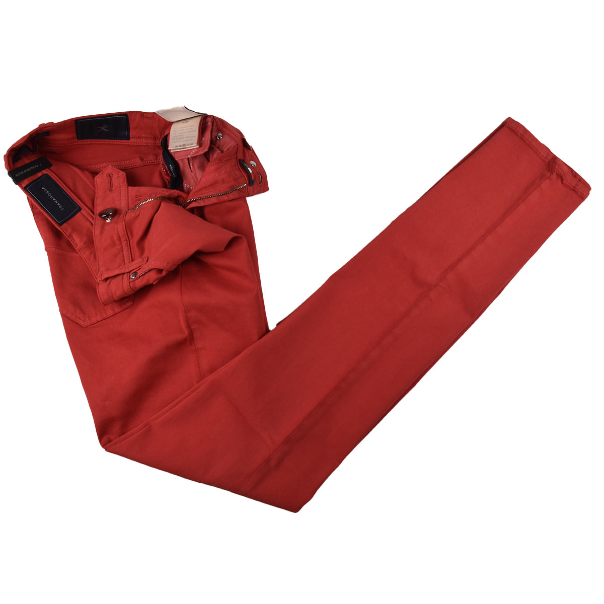 Tramarossa Red Cotton Pl Ea Jeans 2