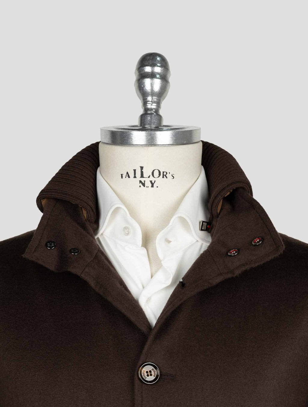 Kired Brown Cashmere Coat 4