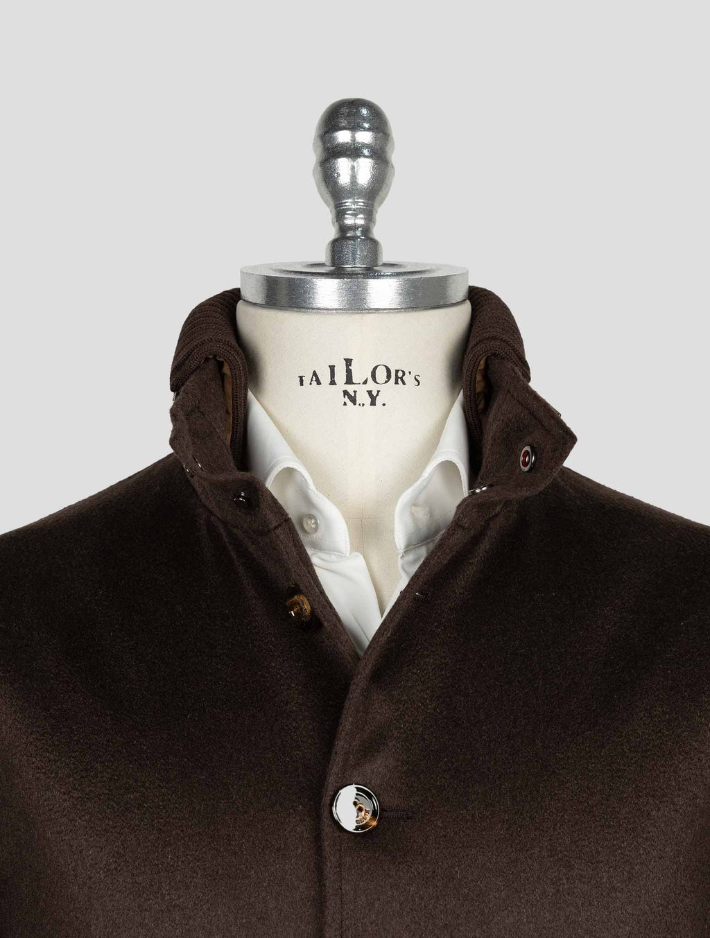 Kired Brown Cashmere Coat 4