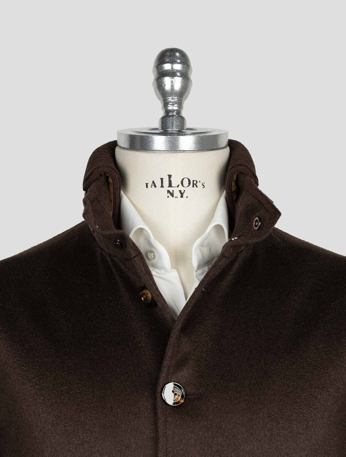 Kired Brown Cashmere Coat 4