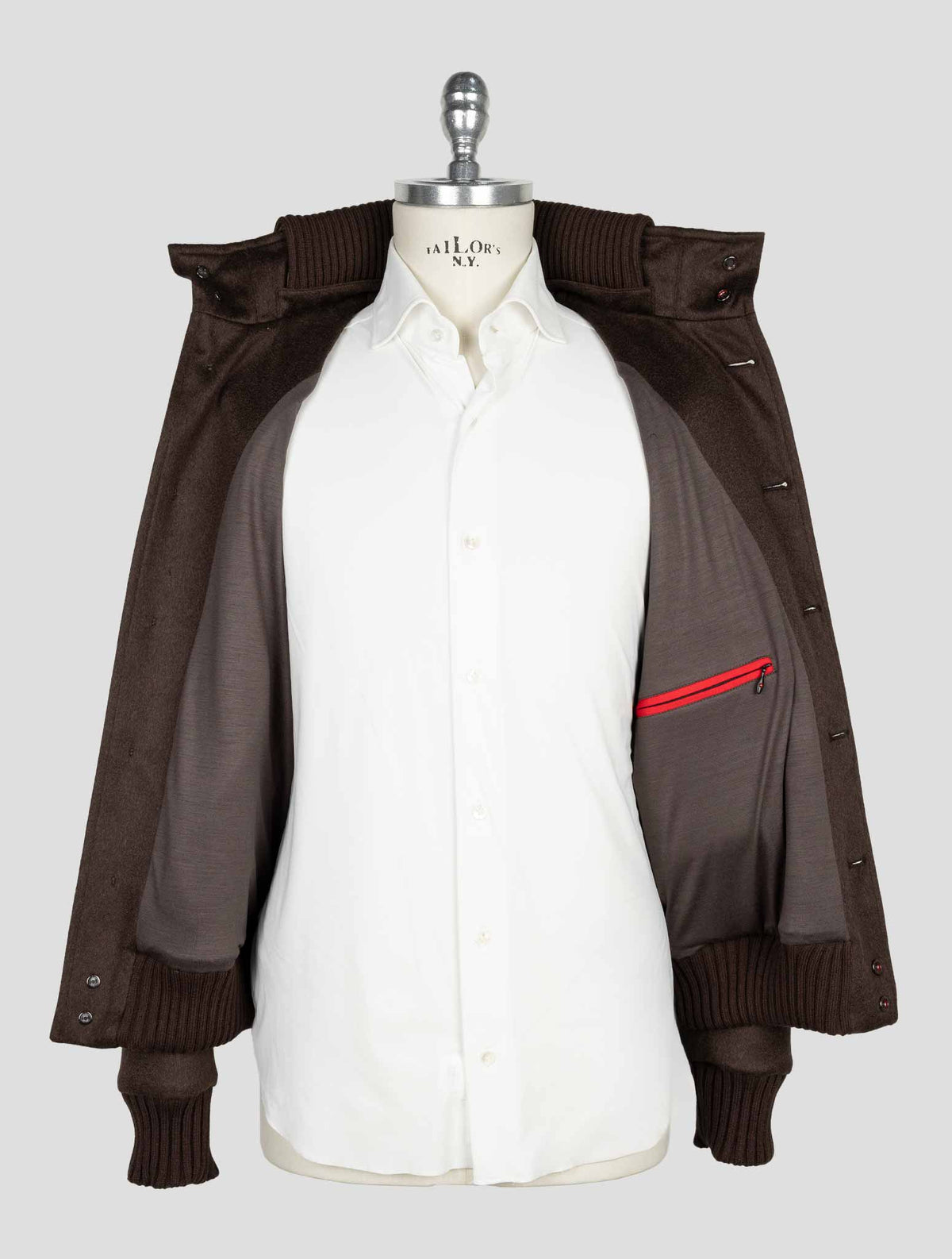 Kired Brown Cashmere Coat 6