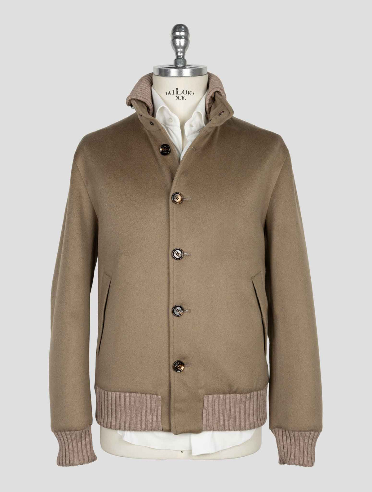 Kired Beige Cashmere  Coat 1
