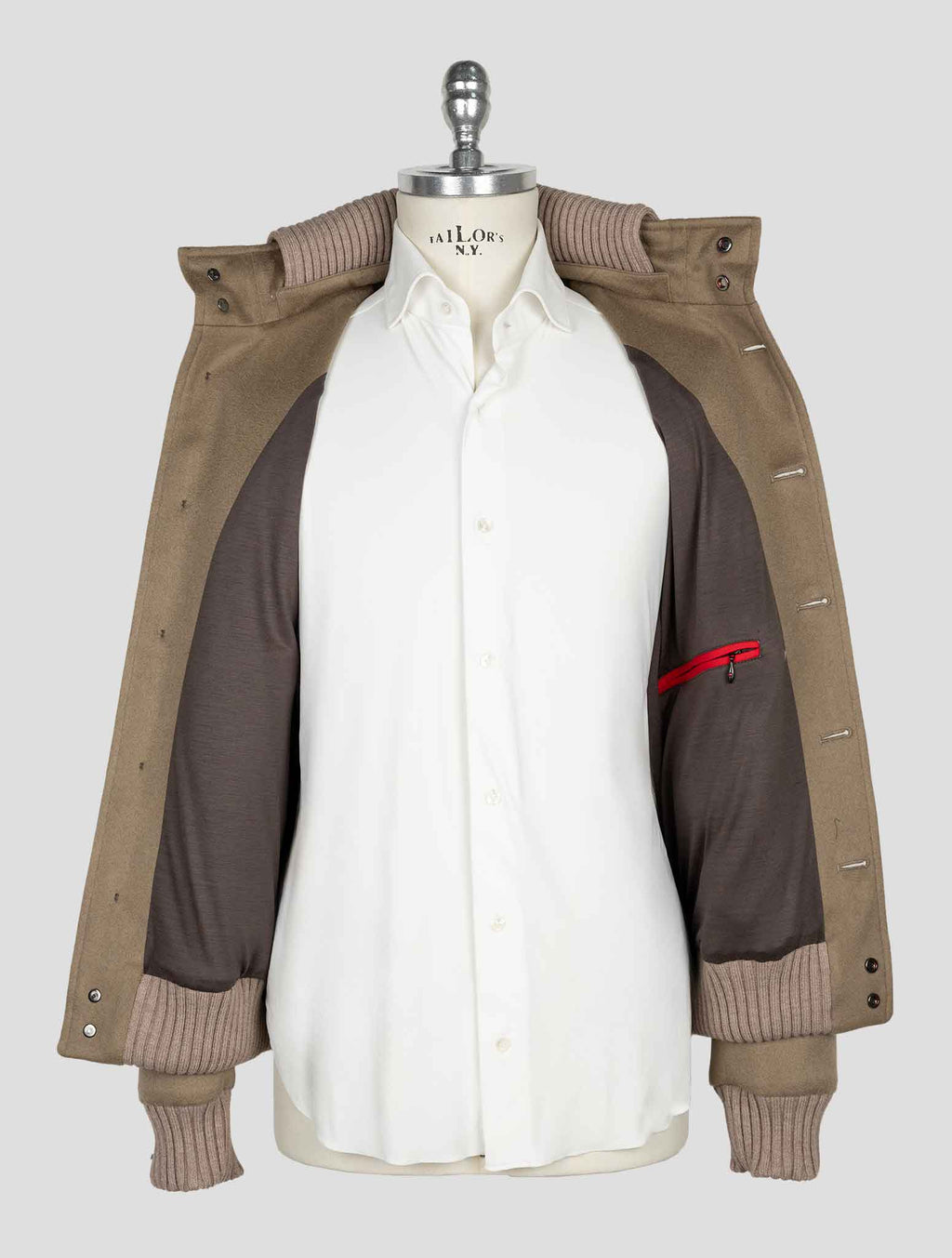 Kired Beige Cashmere  Coat 5