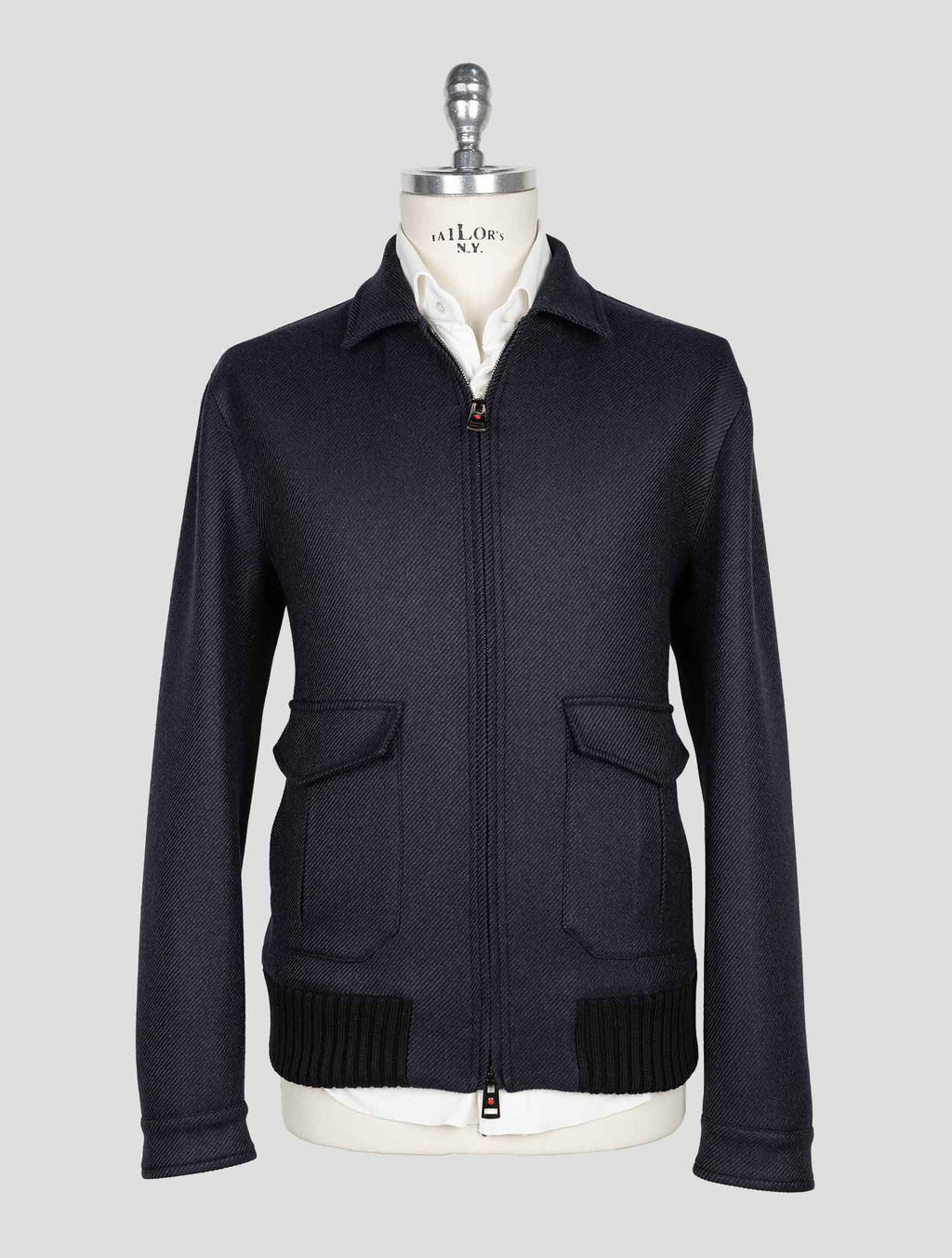 Kired Blue  Wool Cashmere  Coat 1